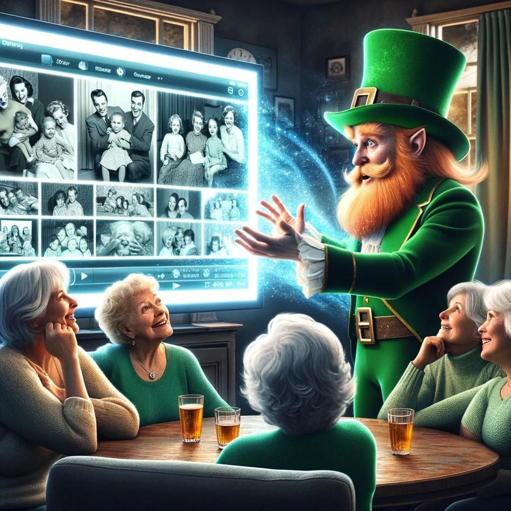 maxoptical's tweet image. Imagine accessing your family's precious memories anytime, anywhere. Our leprechaun tech wizard makes it possible by showing you how to use our mobile app to view your digitized memories on the go. 🌍📲 Take the first step towards endless reminiscing at buff.ly/49LaPgZ