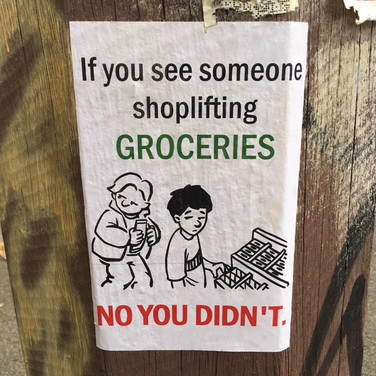 Poster spotted in Brunswick, Victoria