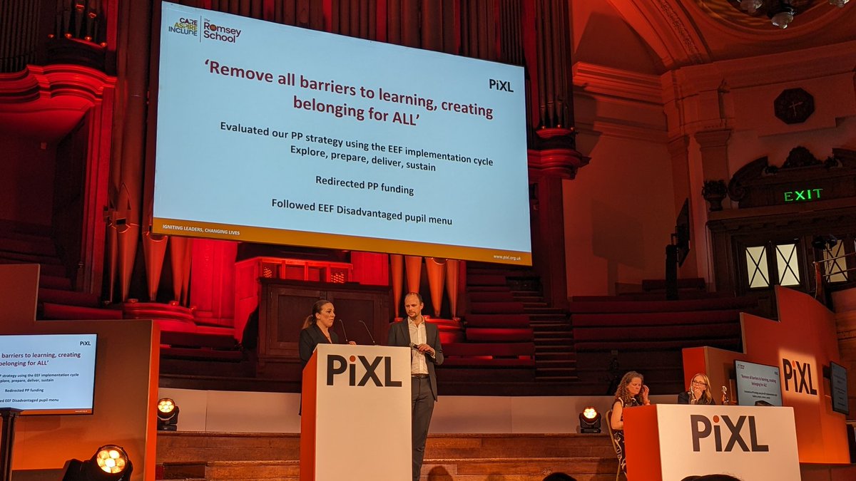 This keynote is hitting the spot.  A school that's closed the DA gap with a focus on belonging for all.  Love it <a href="/ThePiXLNetwork/">PiXL</a>