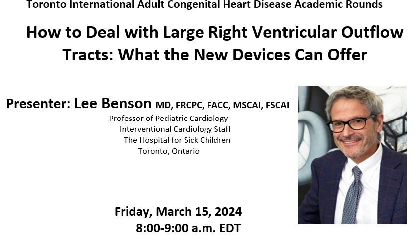 Rafa Alonso (@ralogon) on Twitter photo This week in the Toronto International ACHD Rounds, Dr. Lee Benson will discuss how to deal with large right ventricular outflow tracts. Please join us live at meet.goto.com/790313581 <a href="/TorontoACHD/">Toronto ACHD Program</a> <a href="/PMunkCardiacCtr/">Peter Munk Cardiac Centre</a> <a href="/SKHeartCentre/">SickKids Labatt Family Heart Centre</a> This week in the Toronto International ACHD Rounds, Dr. Lee Benson will discuss how to deal with large right ventricular outflow tracts. Please join us live at meet.goto.com/790313581 <a href="/TorontoACHD/">Toronto ACHD Program</a> <a href="/PMunkCardiacCtr/">Peter Munk Cardiac Centre</a> <a href="/SKHeartCentre/">SickKids Labatt Family Heart Centre</a>