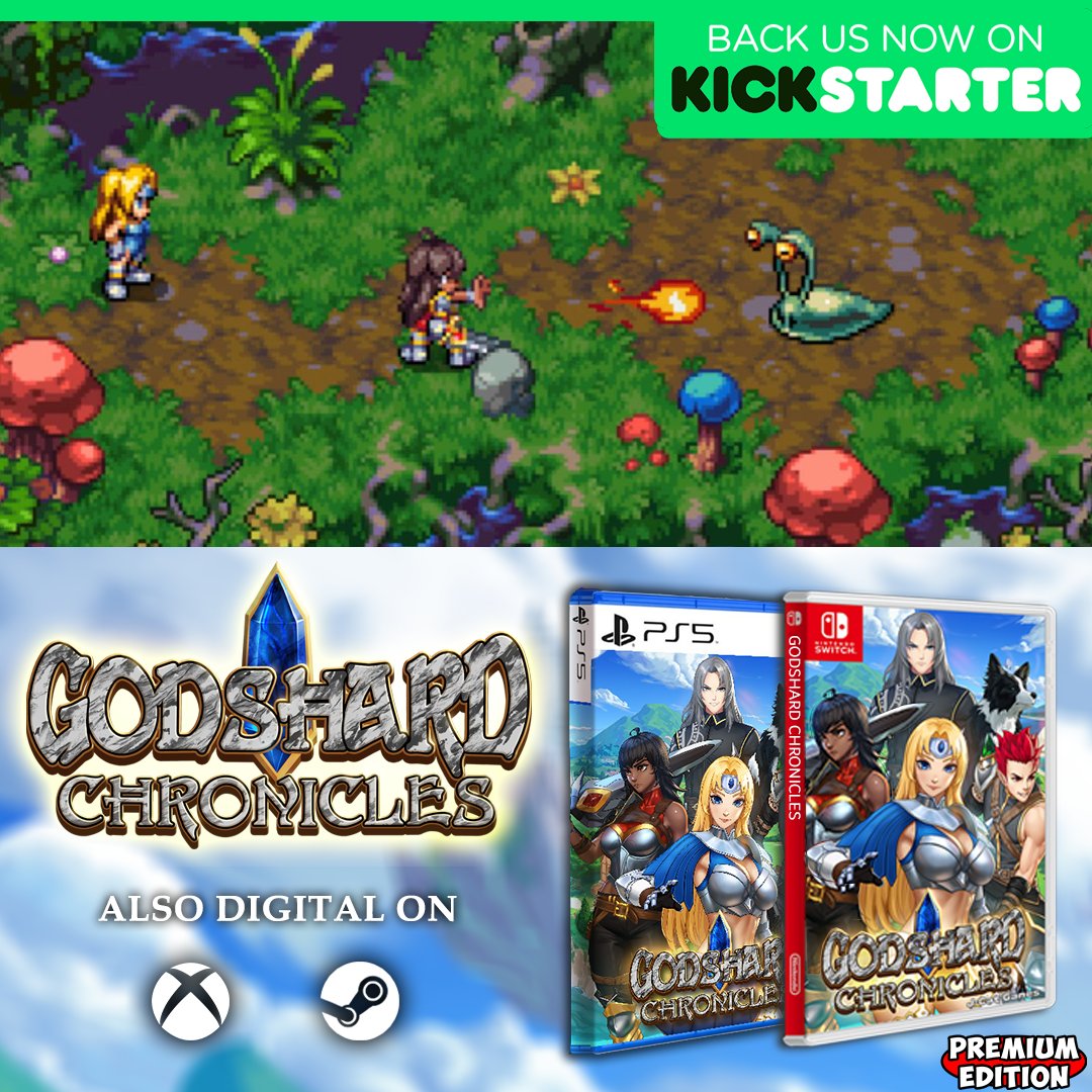 4th Stretch Goal Reached!

Wild Arms series composer Michiko Naruke (<a href="/narupon/">なるけみちこ Michiko Naruke</a> ) will join Kumi Tanioka (<a href="/tanikumi/">谷岡久美</a> ) on the Godshard Chronicles OST! 

Let's keep the momentum going on Kickstarter: kickstarter.com/projects/godsh…

#PixelArt #JRPG #Kickstarter