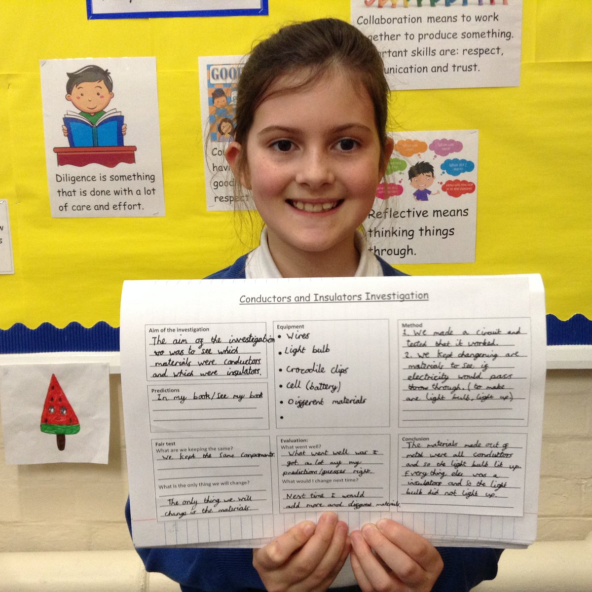 latimerprimary's tweet photo. We made our predictions then tested each material. Then we wrote up our investigation and evaluated it, like all good scientists do! We even had time to test other materials and make our own switches. #4LV #LatimerScience #Investigatingisthebestwaytolearn #buddingscientists https://t.co/6RDtuUAsHV