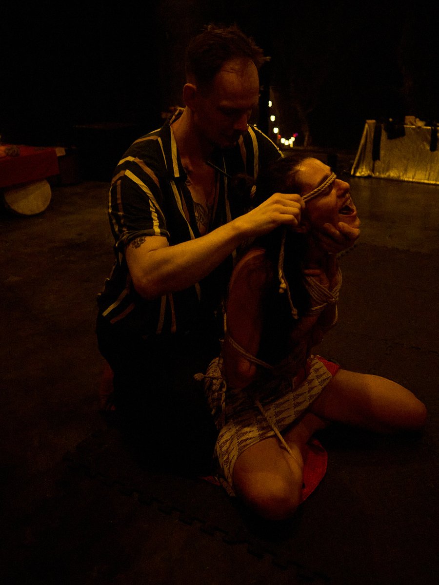 Holistic_Kink's tweet photo. Another beautiful performance for our retreat guests  cont'd 
#holistickink #ropejam #shibari #rigger #ropebunny #ropemodel #consciouskink #bodyhandling https://t.co/g8dOGVCbHQ