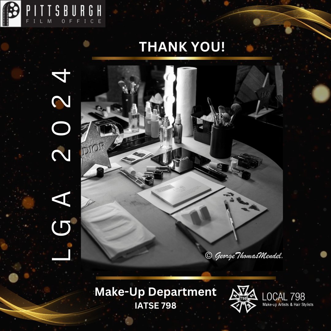 Thank you to IATSE Local 798 for sharing what the Make-Up Department means to the film industry at Lights! Glamour! Action! Golden Opportunities Presented by @Highmark_BCBS!🌟🎬 📸: George Mendel @IATSE798 #pghfilm #ratedpgh #lga2024 #LightsGlamourAction