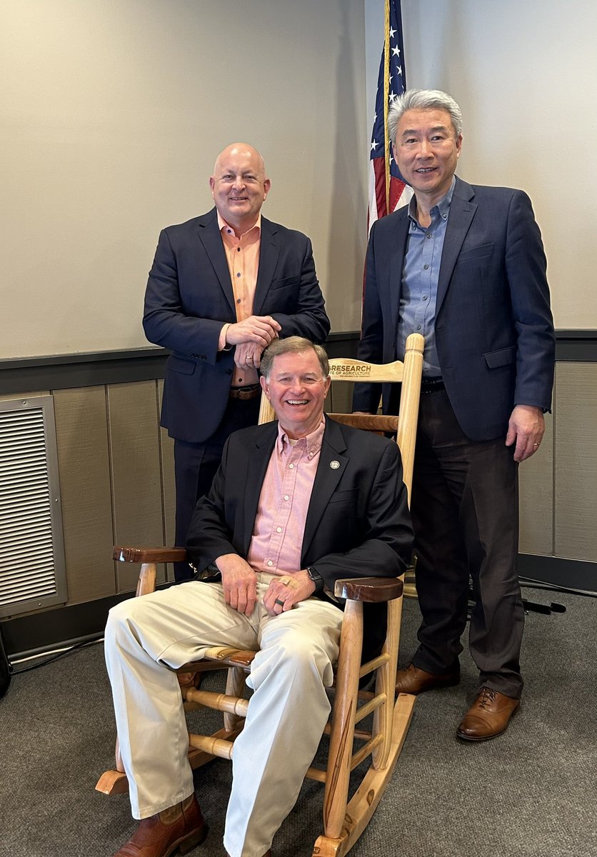 Dr Ricky J Carlisle, Center Director, at Ames AgResearch and Education Center retirement celebration yesterday at Middle Tennessee AgResearch and Education Center at Spring Hill, TN. Over 45 years of service with UT!!