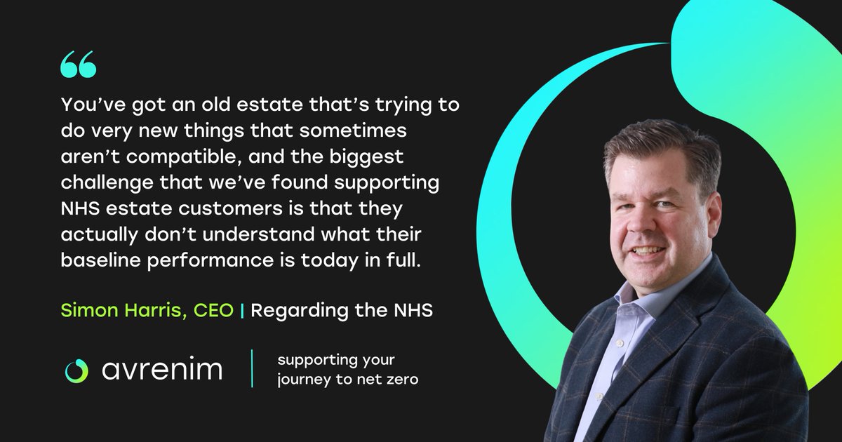 Avrenim CEO, Simon Harris, recently spoke with Health Industry Leaders magazine to discuss the challenges the NHS faces in their efforts to reach net zero. 🗣  

Read more of Simon's thoughts on our website: bit.ly/4ckqdmv
