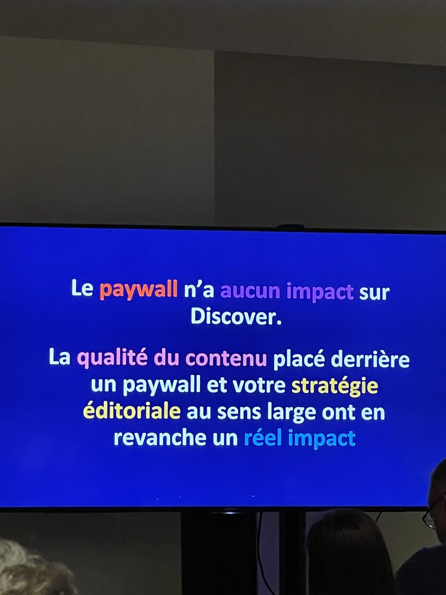 Intéressant : Google Discover : le paywal n’a pas d’impact négatif sur le trafic issu de Google Discover !

#smxparis