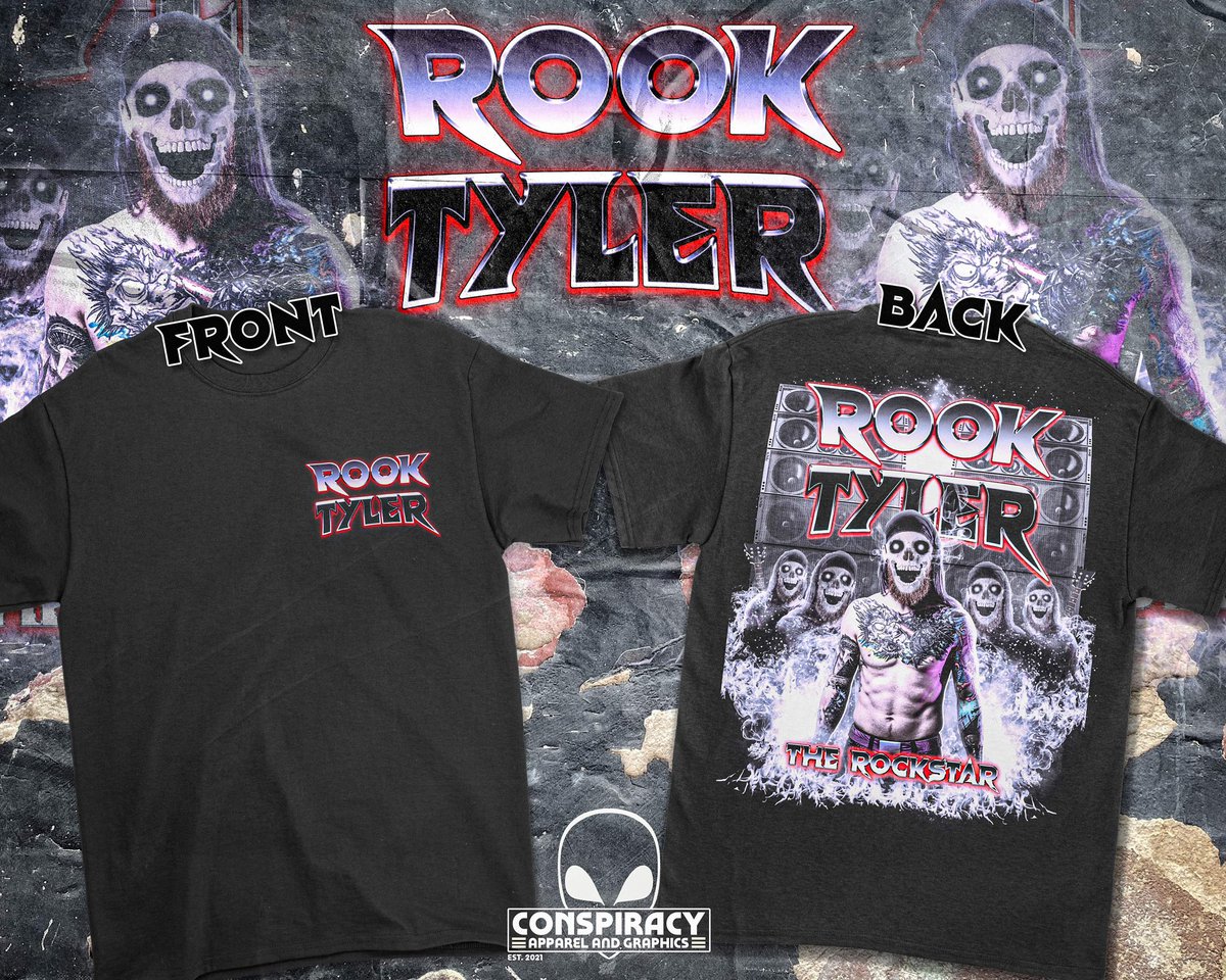 🔥LIMITED RUN🔥 Pre-order the new Undead Rockstar T-Shirt NOW!! Conspiracy Apparel & Graphics killed it with this new design!! 🧟‍♂️ Message me for details and to preorder yours! #RockstarRook #BangYourHead 💀💀💀💀💀💀💀💀💀💀💀💀