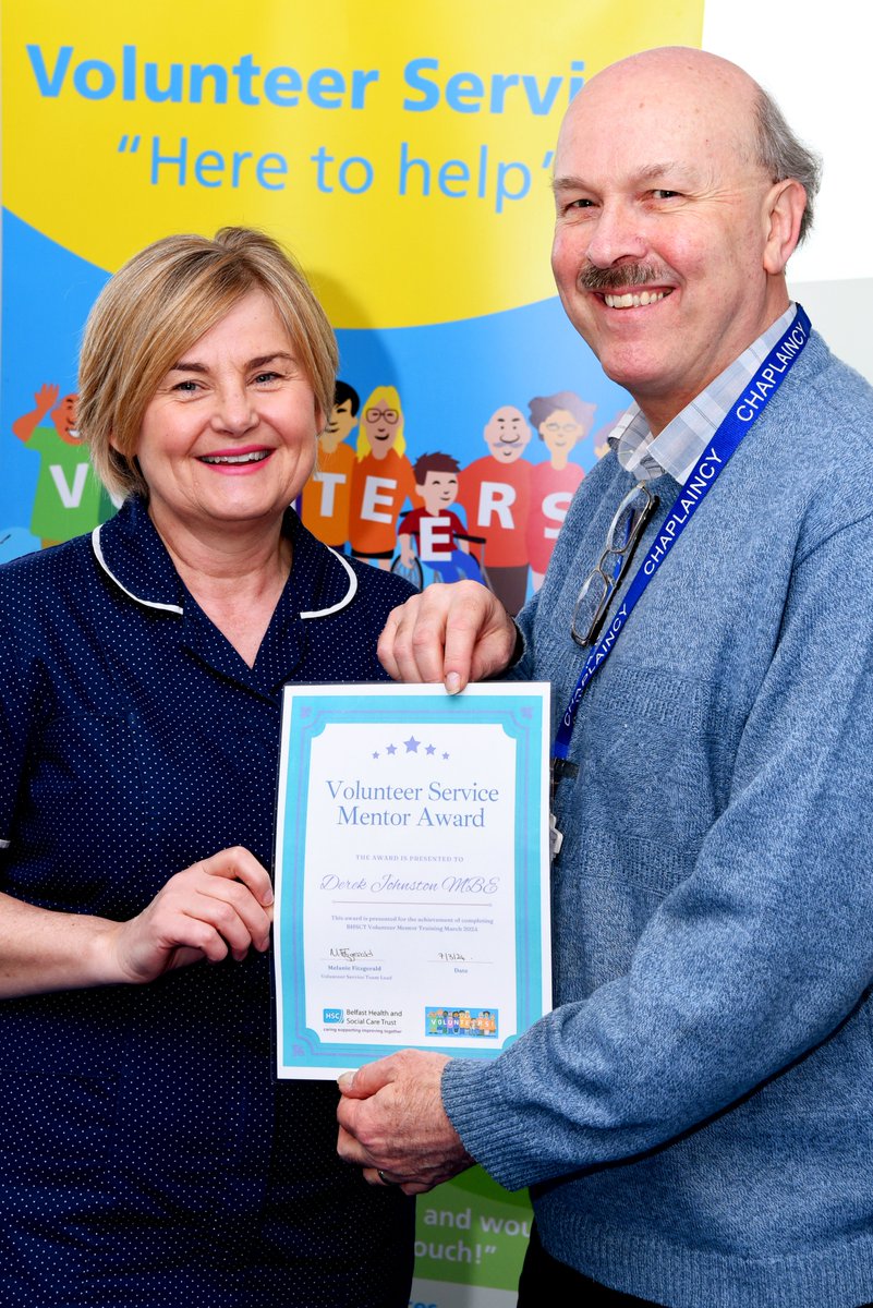 Our Volunteer Service held its first Volunteer Mentor Training initiative, which ran from Oct 23 – March 24. Our aim was to empower &amp; support staff who mentor Volunteers across different departments. To celebrate, the service held a graduation event on Thurs 7th March at BCH.