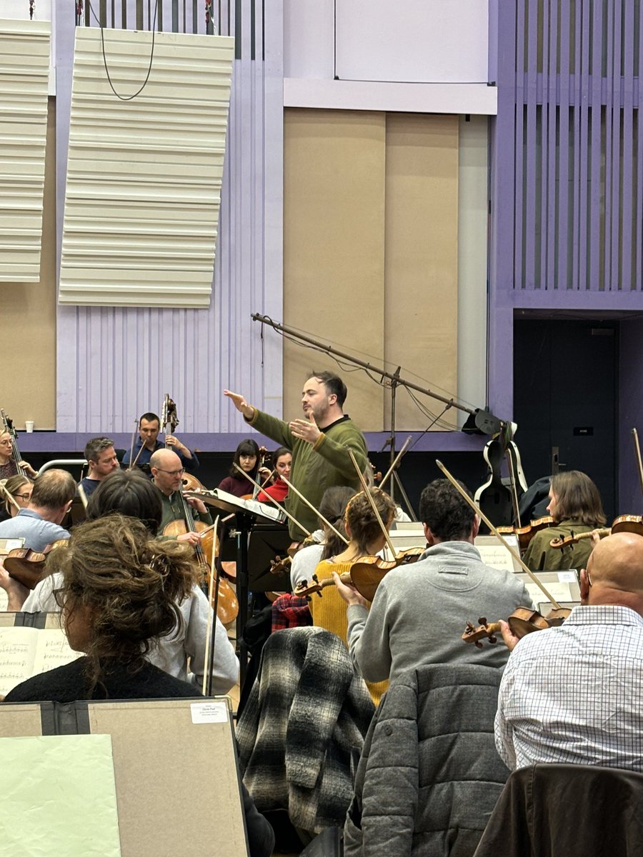 BBCPhilharmonic's tweet photo. Rehearsals are underway in our Studio! 🎶

We’re on the road this weekend with @GernonBen and cellist István Várdai. 

Come and join us.

🗓️ 15 March - Malvern Forum Theatre 
https://t.co/NiE58ZbJ3H
🗓️ 16 March - The Sands Centre, Carlisle 
https://t.co/ylys1csi63 https://t.co/os8nubi9YQ