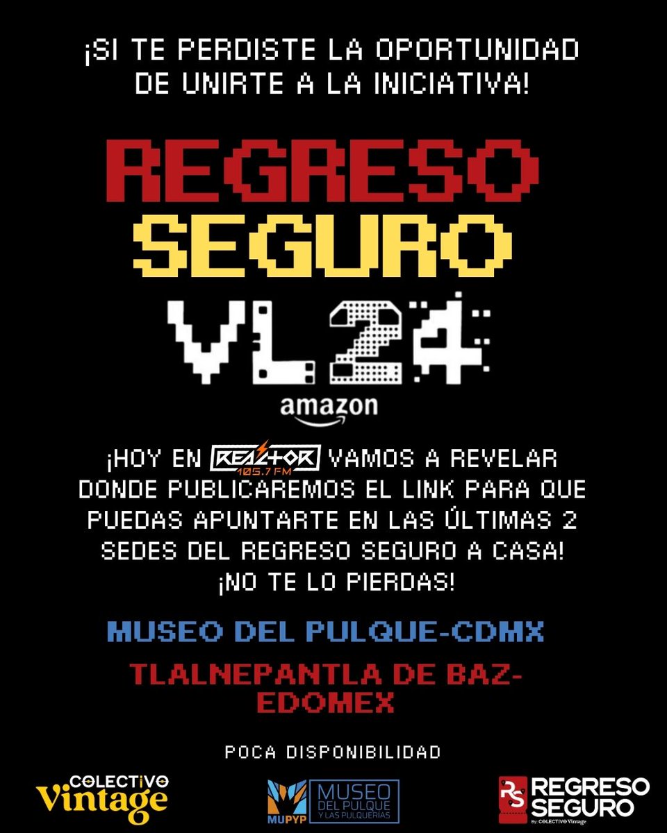 Hoy en el programa especial rumbo al <a href="/vivelatino/">Vive Latino</a> por <a href="/Reactor105/">Reactor 105.7 FM</a> les diremos como tener un lugar en el Regreso Seguro a Casa gratis, 3pm atentos
🚍📢🔥🇲🇽