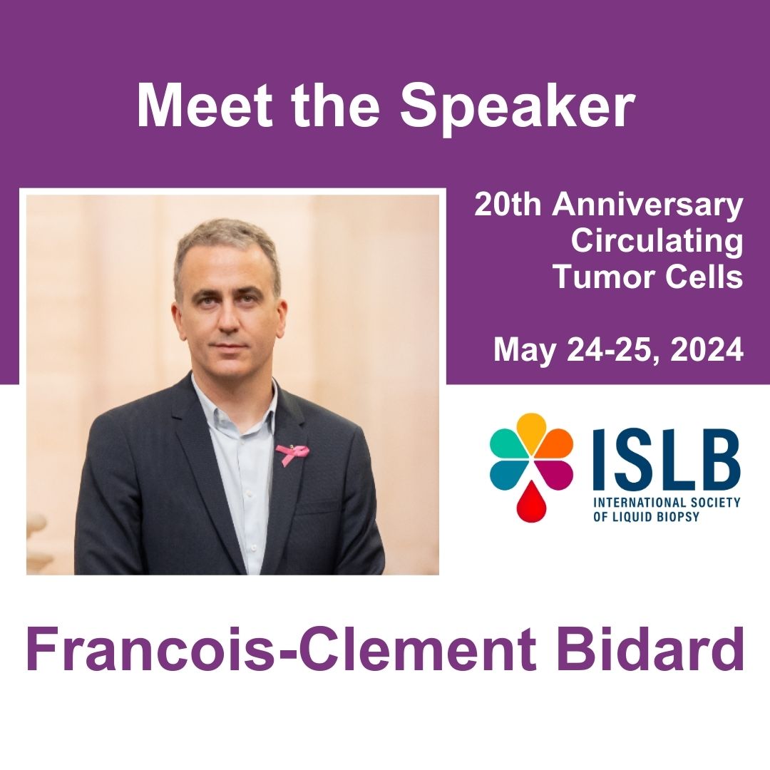 Join Francois-Clement Bidard at the 20th Anniversary of Circulating Tumor Cells in Granada, Spain from May 24-25, 2024. Francois-Clement Bidard, MD PhD, is a Professor of Medical Oncology at Institut Curie & Versailles University, and also the vice-chair or the French breast