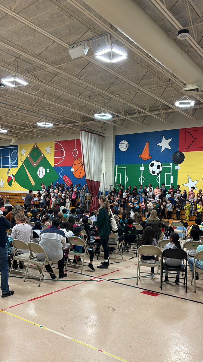 Grade 1 concert dress rehearsal taking place at Spaulding School!! #d56achieves