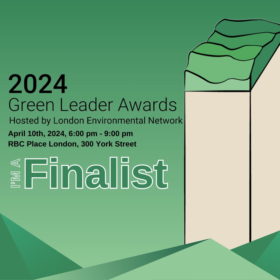 Bird Friendly London is a finalist for the Outstanding @LondonEnviroNet Member Award! We were nominated for our Responsible Pest Management pilot program and public education campaign. Join us at the 2024 Green Leader Awards with @GreenEconomyLDN: eventbrite.ca/e/green-leader…