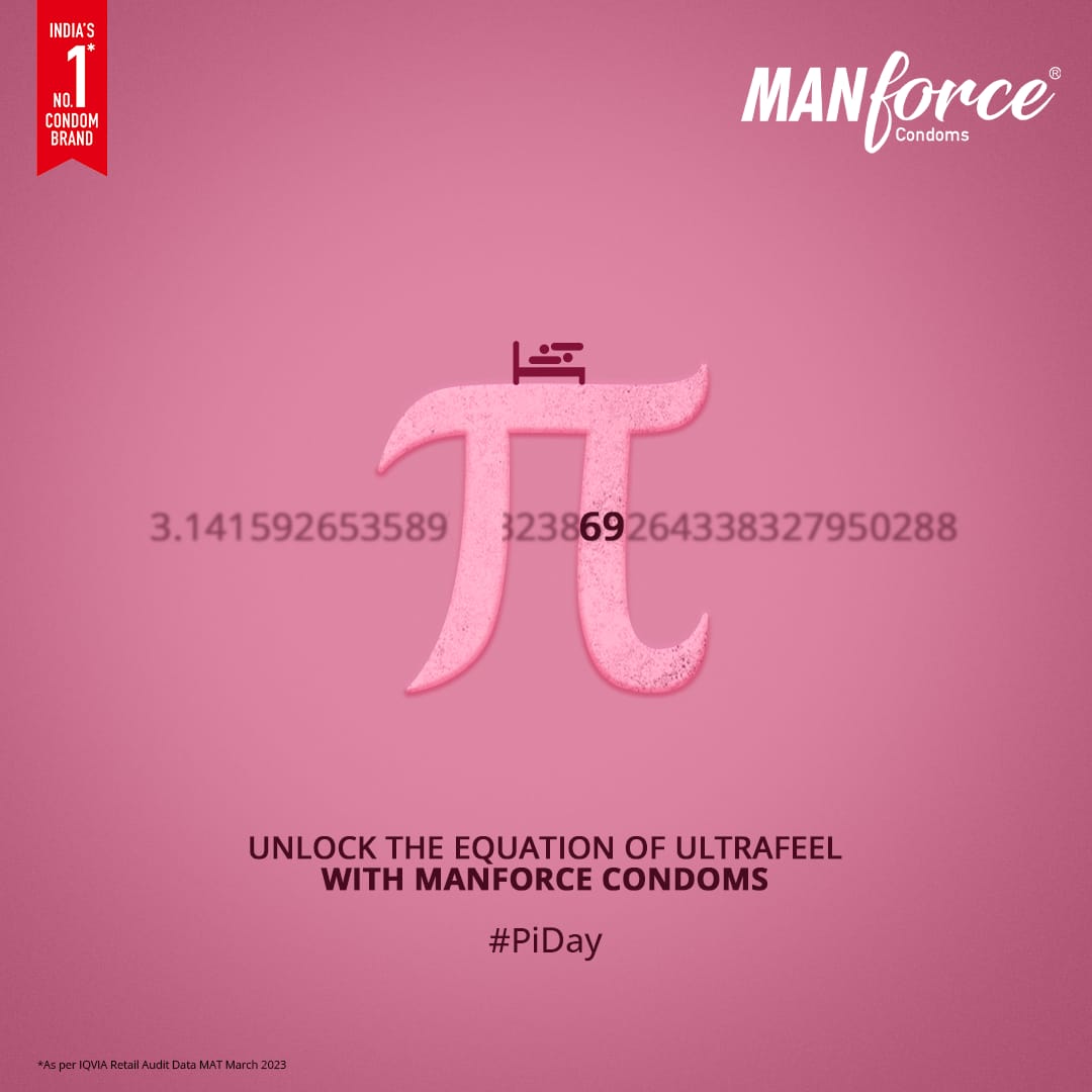 ManforceIndia's tweet photo. Want to know the constant formula of the longest night? Use manforce and experience yourself.
#PiDay #Manforce #ManforceCondoms #PerfectNight #ManforceUltrafeel #Topical #TopicalPost https://t.co/ckTCO5JBjx