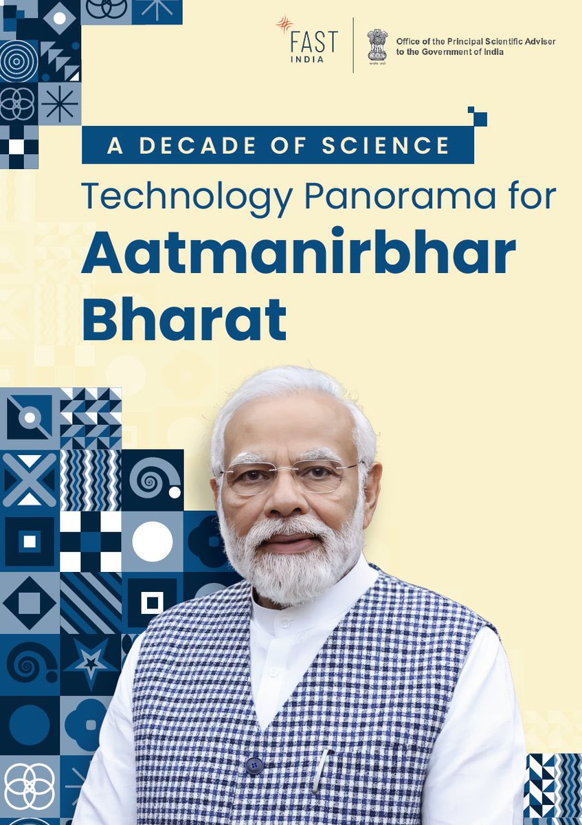 FASTIndiaTrust's tweet photo. We are proud to announce that @FASTIndiaTrust collaborated with @PrinSciAdvGoI to help develop Technology Panorama for Aatmanirbhar Bharat. The launch was at Vigyan Bhawan today led by @DrJitendraSingh, @AjaySoodIISc, Dr. (Mrs.) Parvinder Maini &amp; Sh. Dhiraj Singh, ADG @PIB_India. https://t.co/JFia9H3PCK