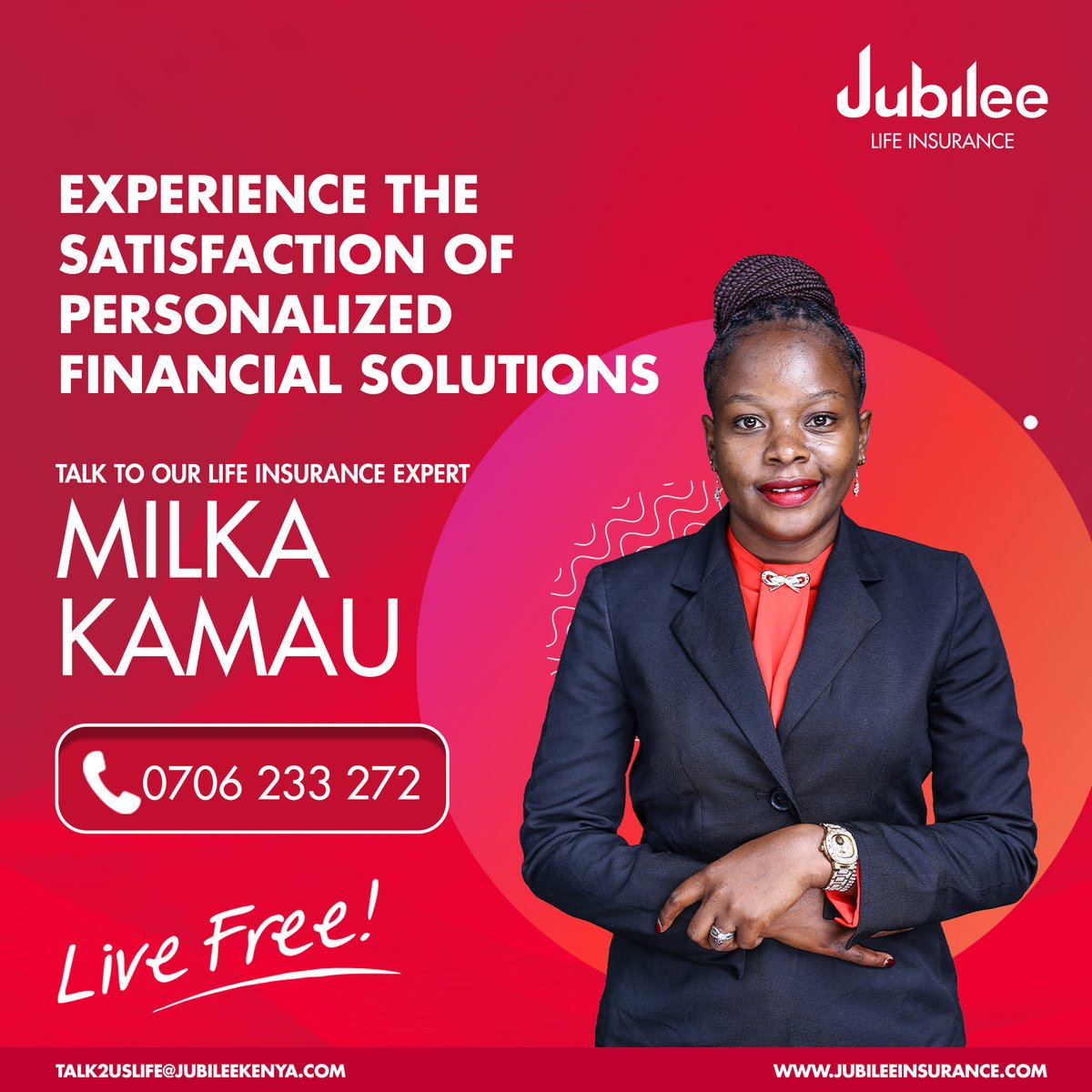 JubileeInsKE's tweet image. Finding the perfect financial advisor for your savings and investments can be challenging. But worry not – our financial advisors are here to guide you every step of the way. 
#AKI2023 #JubileeLifeInsurance #Insuranceke