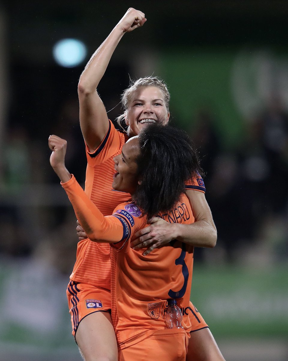 Most UWCL goals 🤝 most UWCL appearances 🦁 @AdaStolsmo x @WRenard 🦁 #UWCL || @OLfeminin