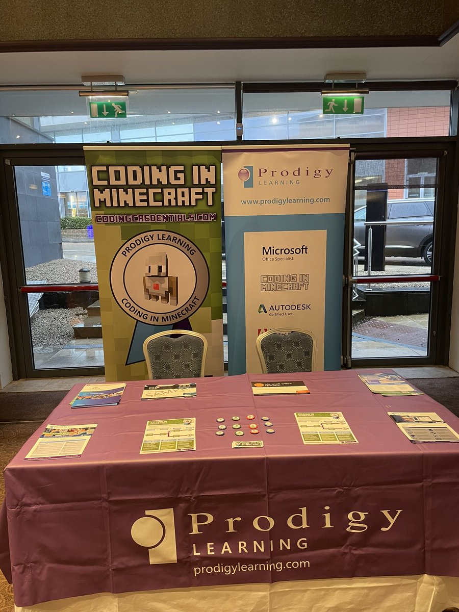 BillyBreen1's tweet image. Great to be here today in Galway @accsirl Come say hello and learn how we can support your schools digital skills strategy #ComputerScience #CodingInMinecraft #Microsoft #ACCSCon24