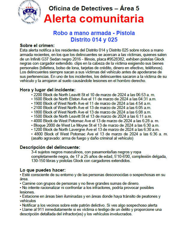 Chicago Police Area 5 Detective Division tweet media