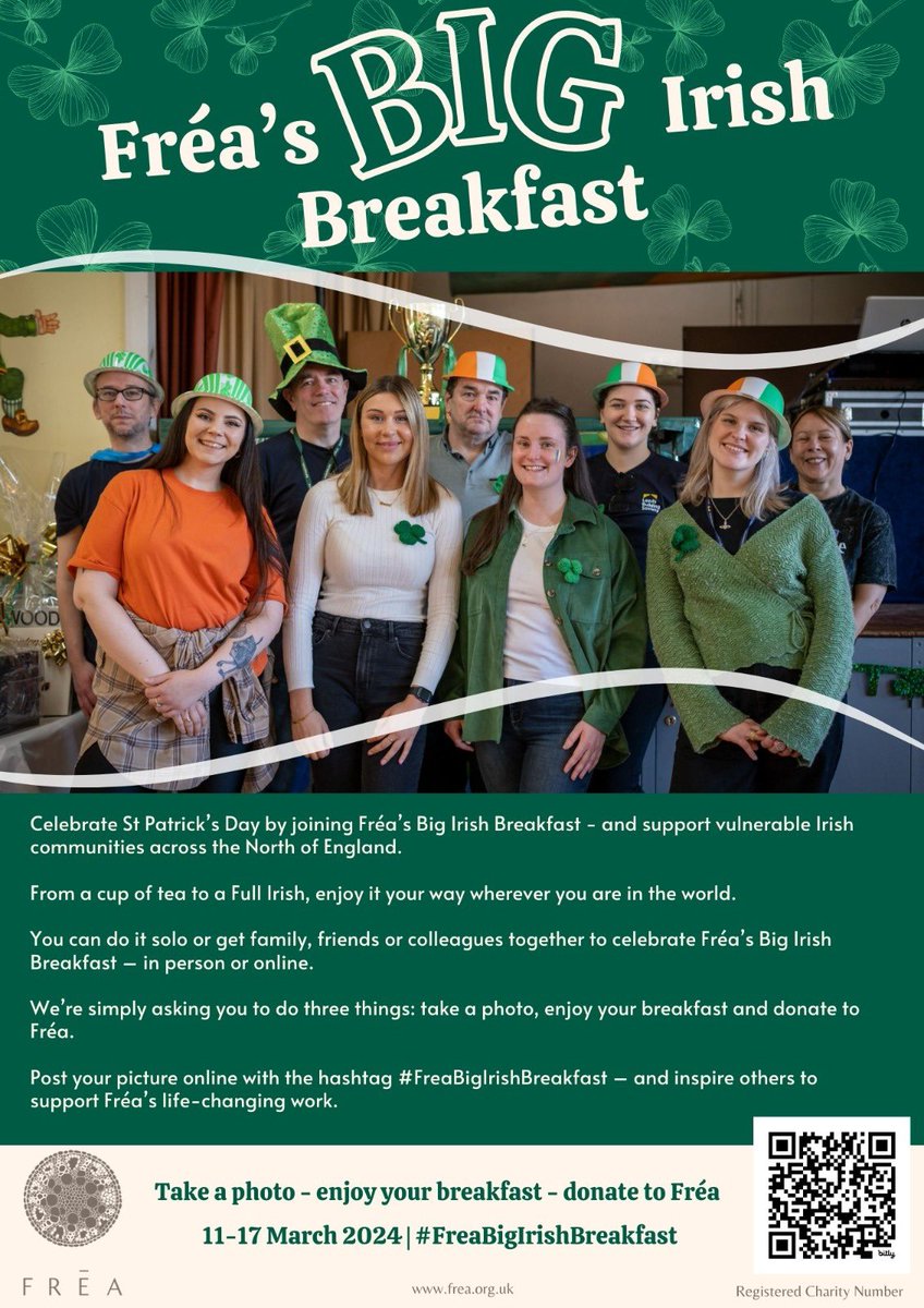 How wonderful to see Merseyside families celebrating the #FreaBigIrishBreakfast across the world 🌎 This lovely family are based in Dubai but connecting w/ home via breakfast ☘️ Keen to get involved? Check out the poster 🤳🥐☕️ @FreaCommunity #StPatricksDay2024