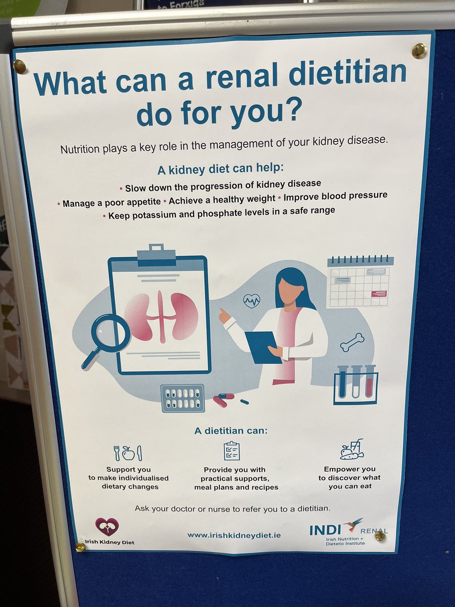Well done <a href="/rahill_mary/">Mary Rahill</a> and <a href="/ash_mairead/">Aisling Stapleton</a> on a fantastic job co-ordinating the production of our renal dietitian infographic 👏