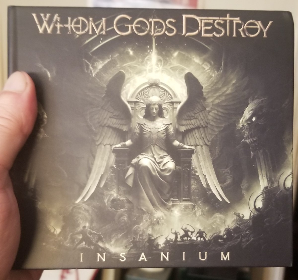 #albumoftheday 
Whom Gods Destroy - Insanium
2cd
2024 (GER)
@DerekSherinian & Bumblefoot