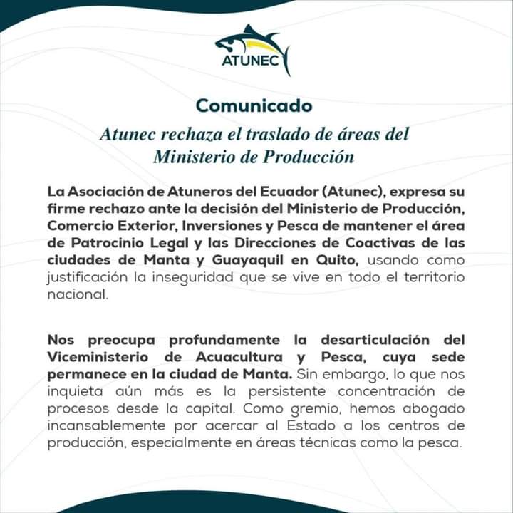 KatiuskaMEc's tweet photo. El centralismo es inaceptable. Desde la @AsambleaEcuador fiscalizaremos la pretensión de desmantelar a nivel territorial  el Viceministerio de @MinAcuaPescaEc  #NoAlCentralismo https://t.co/Tpv5xbcLLt