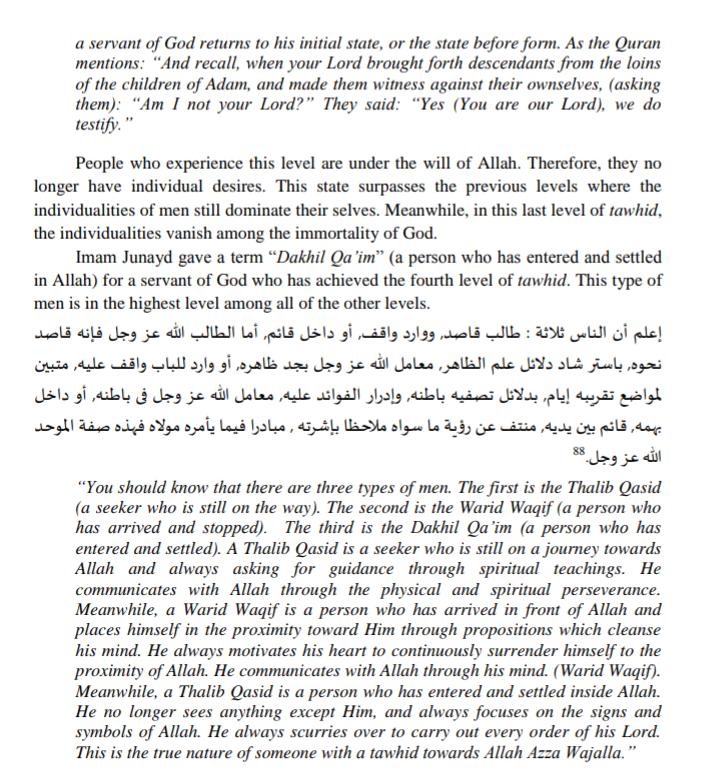 7. The four levels of Tawhid, and how is it when a Salik or Sufi master reaches the fourth level.

The actual history and tradition of Ahl Sunnah is at odds with Salafis. They have no support for their narratives and dogma from among the Ahl Sunnah whatsoever, while

9/10