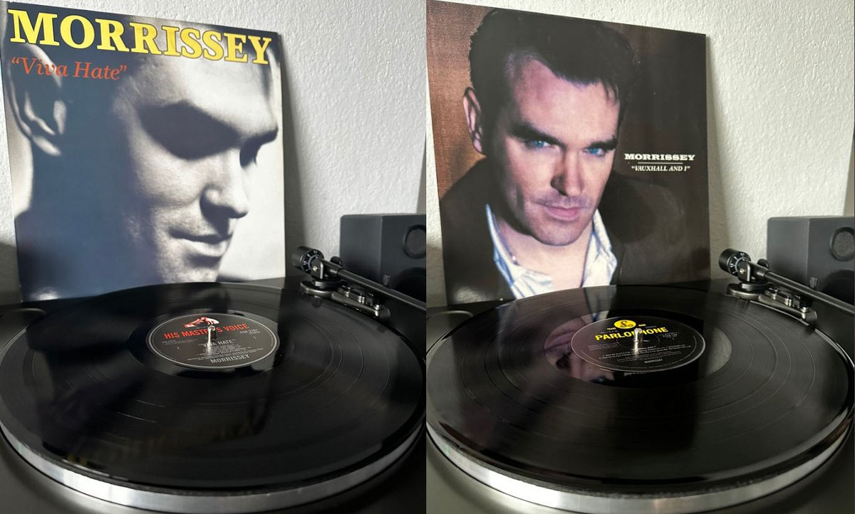 Happy Birthday to these two! 🥳🎉 Both 'Viva Hate' and 'Vauxhall and I' are up there as two of my favourite Morrissey albums ❤️
#Morrissey #VivaHate #VauxhallandI