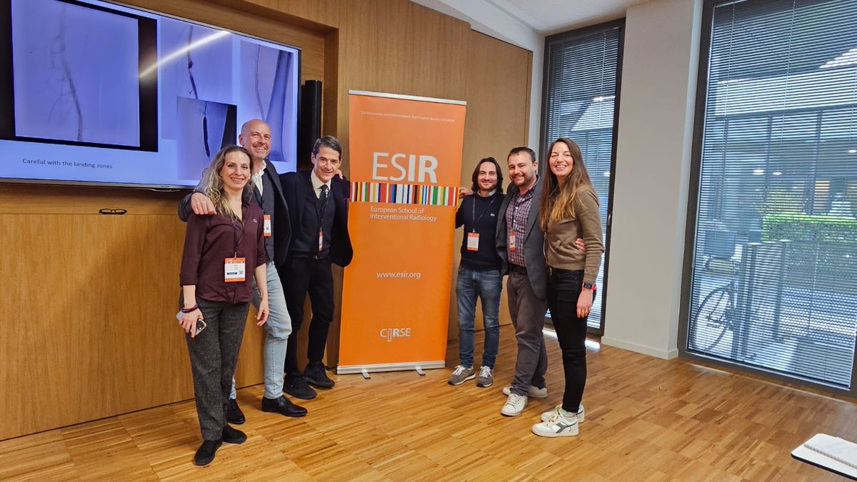 cirsesociety's tweet photo. Today is the first day of the two-day #ESIRcourse on non-liquid #embolization focusing on coils, plug, gelform, and particles. 

A big thanks to Roberto Iezzi and Pierleone Lucatelli for organizing this excellent course!

Check out more ESIR courses: https://t.co/CyBrWlpMvL https://t.co/Ppn4XDml0a