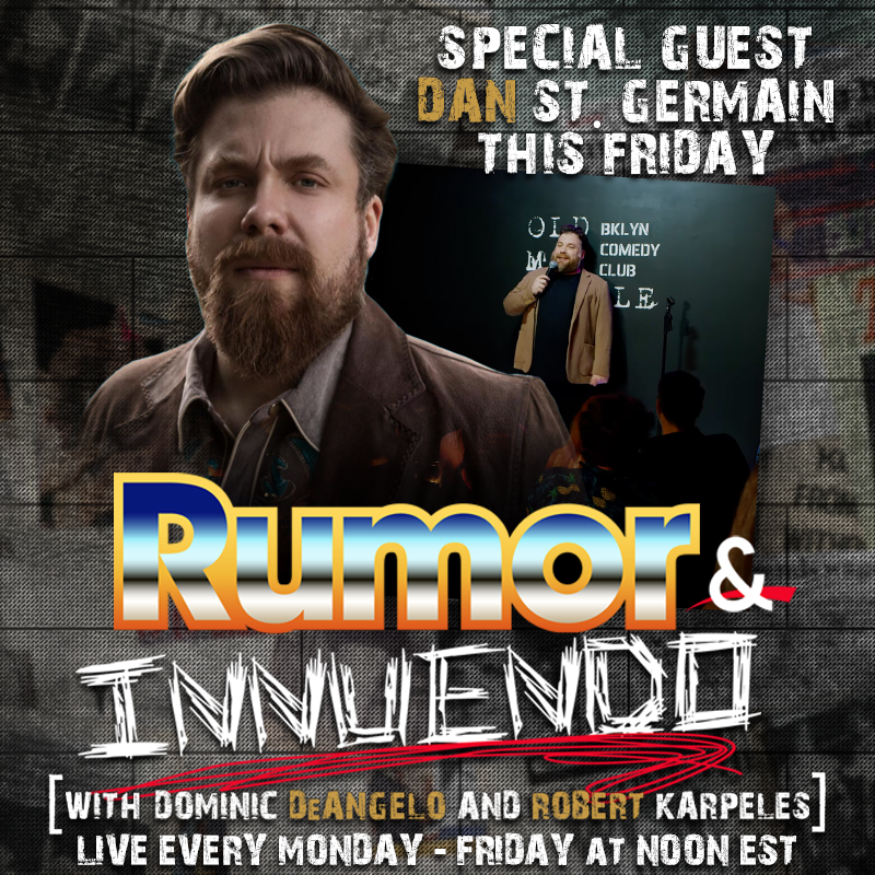 WWECreative_ish's tweet photo. This Friday at noon eastern on @rumorinpod we're joined by @DSGermain talking all things wrestling plus his new comedy special #DanceFattyDance (available now on YouTube).
#Kayfabe #RIPod https://t.co/oAOetk8xvj