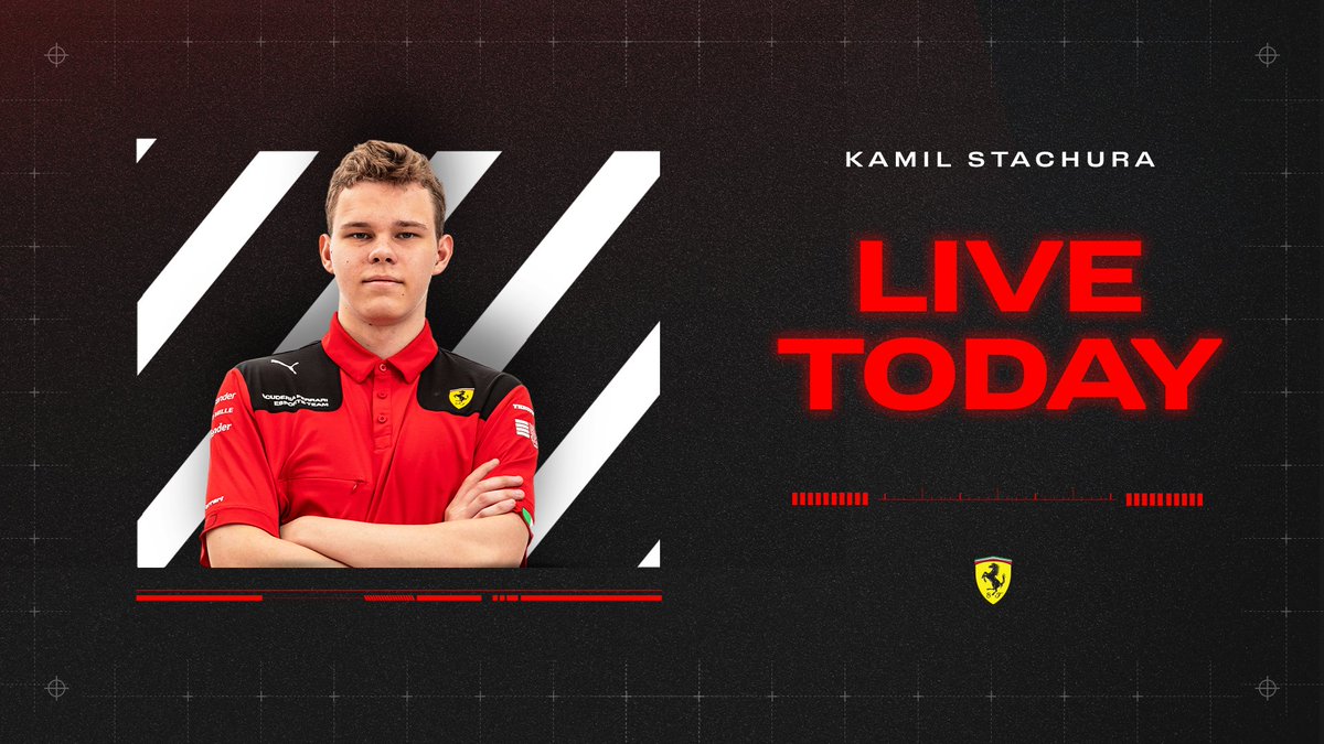 Kamil Stachura is BACK with more PSGL action 🎬 Be there live from 21:00 CET twitch.tv/ferrariesports #FerrariEsports