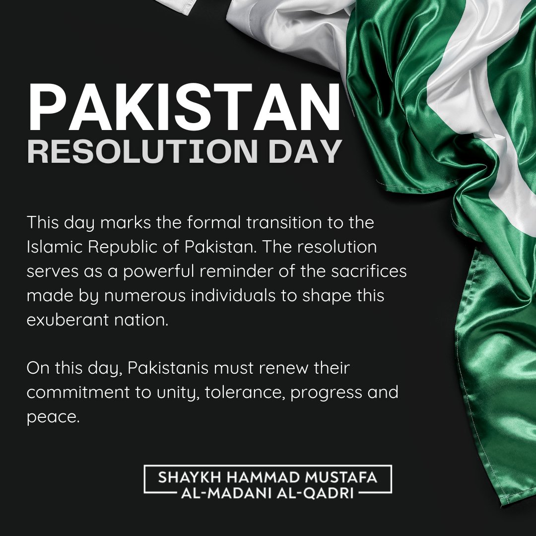 This day marks the formal transition to the Islamic Republic of Pakistan. The resolution serves as a powerful reminder of the sacrifices made by numerous individuals to shape this exuberant nation.
#PakistanResolutionDay #HammadMustafaQadri #Islam