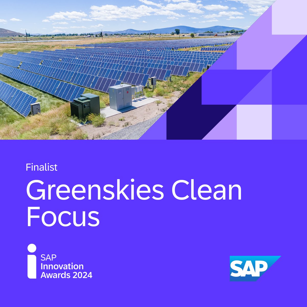 We’re honored that our success story made the cut for the 2024 #SAPinnovationAwards. Greenskies is using SAP technologies to help accelerate the transition to renewable energy for businesses and municipalities across the US. Read more: sap.com/documents/2024…