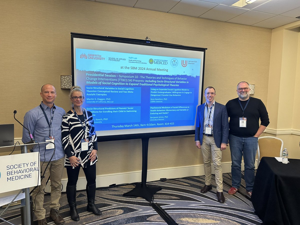 Great to share our work on including socio-structural predictors in social cognition models today in our Presidential Symposium at #SBM2024 <a href="/martinhagger/">Martin Hagger</a> @BSchuez <a href="/jacobjkeech/">Jacob Keech</a> <a href="/hapiresearch/">HaPI Research Lab</a> <a href="/SHARPP_lab/">SHARPP Lab at UC Merced</a> <a href="/SBMTheory/">SBM Theory</a>