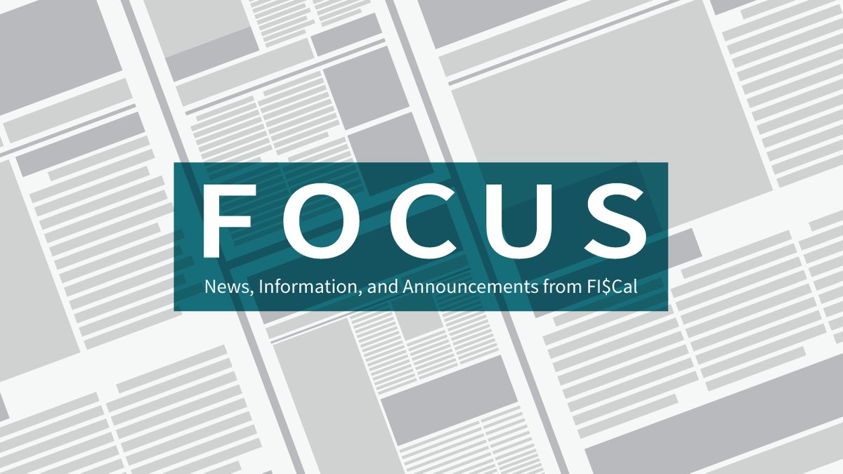 Our monthly newsletter, Focus, is out now! Read articles on: 👉 transparency at FI$Cal 👉 career opportunities 👉 system enhancements 👉 and more! Access articles now: Bit.ly/4ccbg5H #GovNews