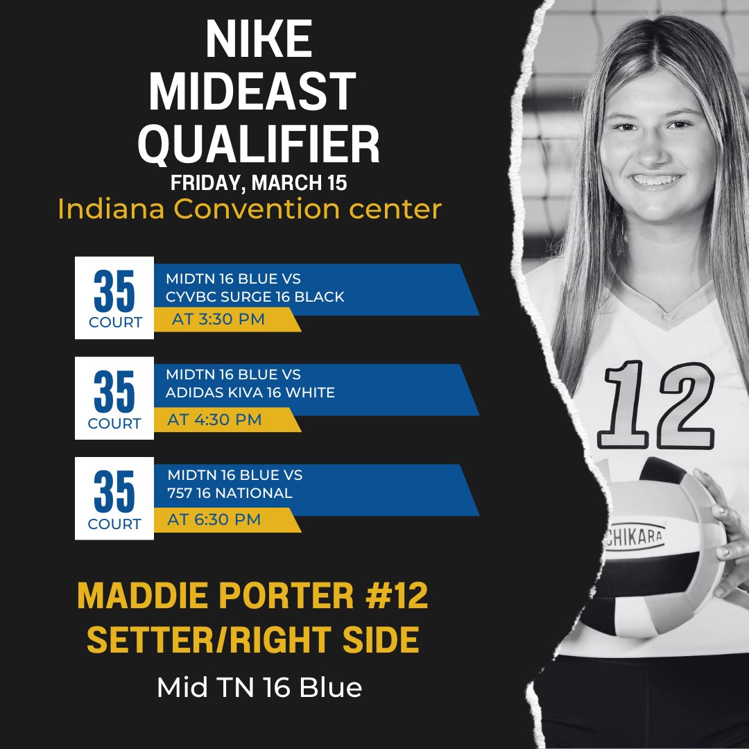 Come see me play on Court 35 tomorrow!