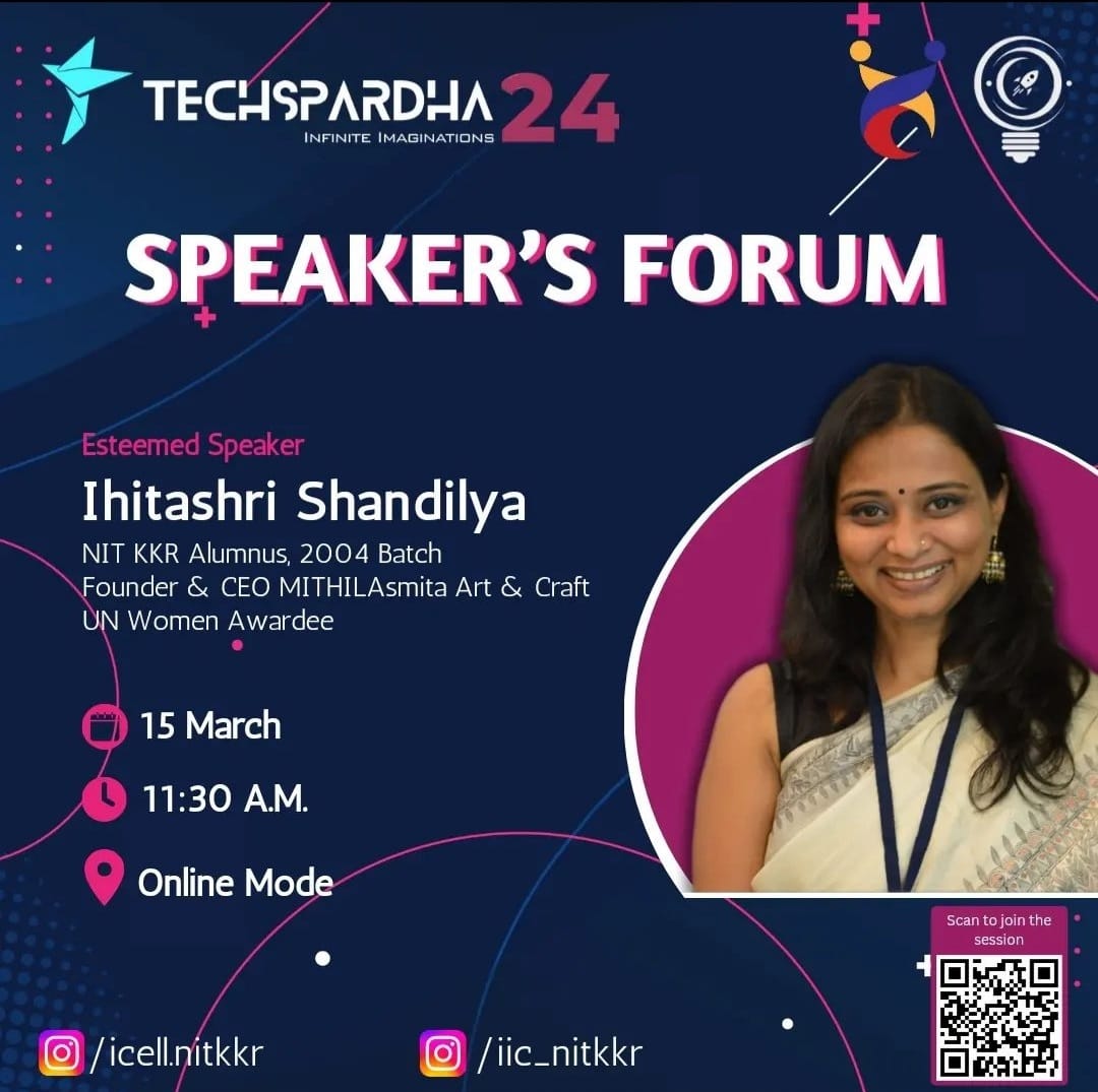 Looking forward to interact with the dynamic new gen of NITians during #TechSpardha24 & discuss #socialimpact thru #infiniteimaginations , #technology . Always an honour to be back to my alma mater, National Institute of Technology, Kurukshetra @NITKURUKSHETRA ❤️ #techfestival