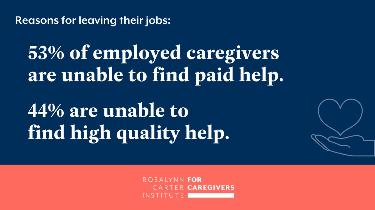 RCICaregiving's tweet photo. Lack of access to quality paid care is a crisis for #caregivers, especially those who are employed. By investing in the care economy, we invest in family caregivers. https://t.co/Mv0PZSveHI
#WorkingWhileCaring https://t.co/xBDPrxnAsI