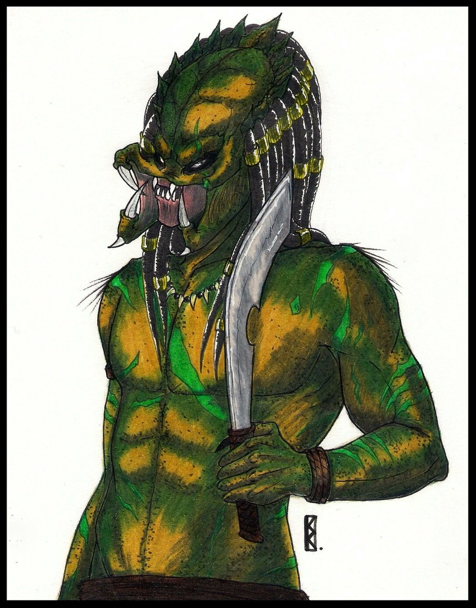 FoxKrissten's tweet photo. Sexy Sha'yenn 🥰
I post in my Instagram more often than here))
https://t.co/yfJK88x46t
#predator #yautja #xenophilia #monster #myart https://t.co/sXX0m1gwRa