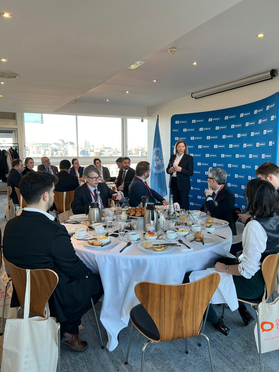 Open European Dialogue (@oedialogue) on Twitter photo <a href="/LopezPn/">Emanuele Loperfido 🇮🇹</a> <a href="/ivancgoncalves/">Ivan Gonçalves</a> <a href="/LiisaPakosta/">Liisa Pakosta</a> <a href="/npouzyreff78/">Natalia Pouzyreff</a> <a href="/vigenin/">Kristian Vigenin</a> <a href="/fedcastiglioni/">Federico Castiglioni</a> The program also included an exclusive parliamentary breakfast hosted by <a href="/UNESCO/">UNESCO 🏛️ #Education #Sciences #Culture 🇺🇳</a> where 12 of our parliamentary delegates from 9 countries shared views on the ongoing war in Ukraine and its implications for Europe in preparation for today's dialogue session at #PDSF2024. <a href="/LopezPn/">Emanuele Loperfido 🇮🇹</a> <a href="/ivancgoncalves/">Ivan Gonçalves</a> <a href="/LiisaPakosta/">Liisa Pakosta</a> <a href="/npouzyreff78/">Natalia Pouzyreff</a> <a href="/vigenin/">Kristian Vigenin</a> <a href="/fedcastiglioni/">Federico Castiglioni</a> The program also included an exclusive parliamentary breakfast hosted by <a href="/UNESCO/">UNESCO 🏛️ #Education #Sciences #Culture 🇺🇳</a> where 12 of our parliamentary delegates from 9 countries shared views on the ongoing war in Ukraine and its implications for Europe in preparation for today's dialogue session at #PDSF2024.