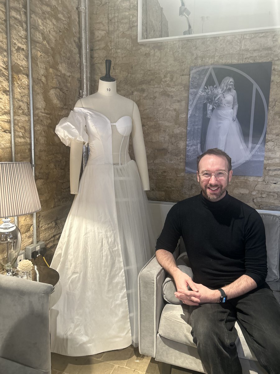 Introducing Avery James Design Studio - our new tenant! James specialises in making bespoke Bridal and Evening wear, putting the client at the centre of designing their dream apparel. He will be based in our old Gift Shop in our lower courtyard.