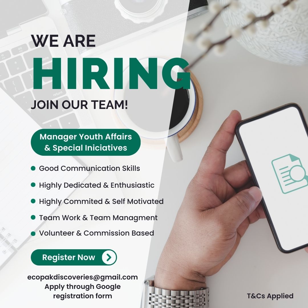 ecopakdiscover's tweet photo. If your are Passionate about eco-tourism? Join our Isb/Rwp team!
Enrolled in BS 1-5 or MS 1-2
Available 8-10 hours/week
Fee PKR.800/-
Benefits
- Volunteer basis with stipends
- Make a difference in eco-travel
Apply Now:
Check bio for reg. form Limited spots! #EcoTourism #Pakistan https://t.co/3waPPGiYZq