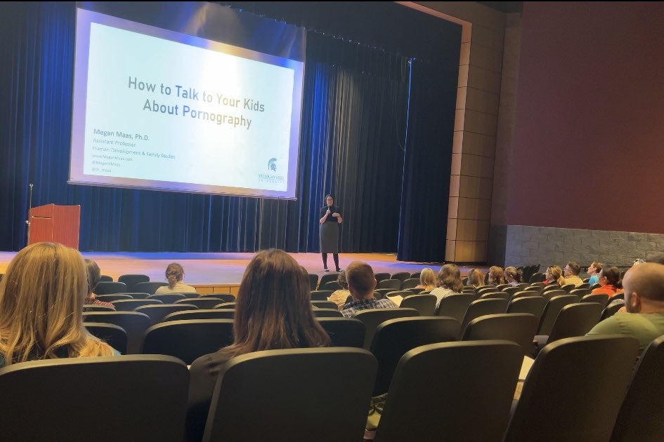 MeganKMaas's tweet image. Nearly 15 years into supporting #parents and #practitioners to help #teens navigate experiences with pornography, I had the pleasure to do so with the parents of my OWN kids’ school district last night. So grateful for #community collaboration to improve our kids’ lives! #SexEd