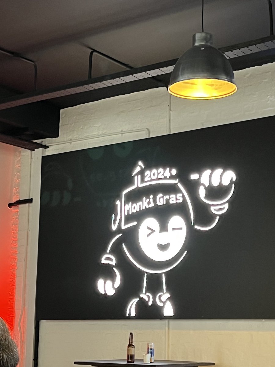 patrickdebois's tweet image. really enjoying #monkigras - living up to the expectation and beyond ✨