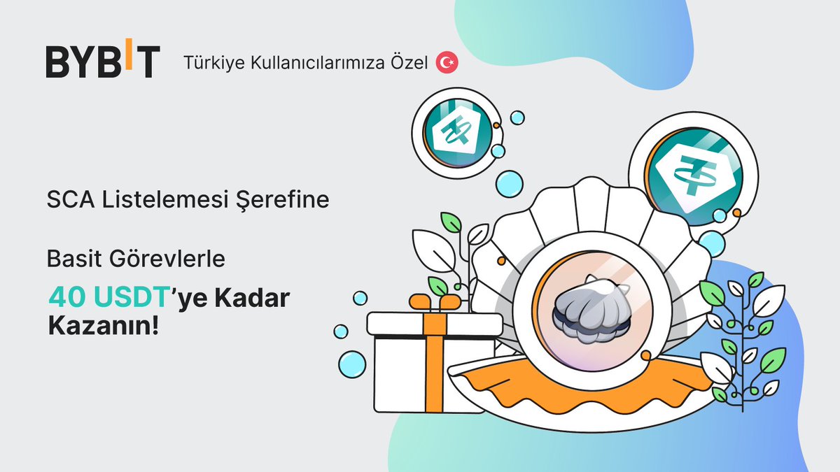 BybitTurkiye's tweet photo. Bybit Türkiye Kullanıcılarına Özel 🇹🇷

🚀 $SCA Listelemesi Şerefine Yüzlerce $USDT 🔥 

✅ İlk Yatırma İşlemi Yapın
🎁 40 USDT'ye Kadar Kazanın!

Detaylar 👉 https://t.co/MyeE9cnJnO https://t.co/vrMpmwpoBb