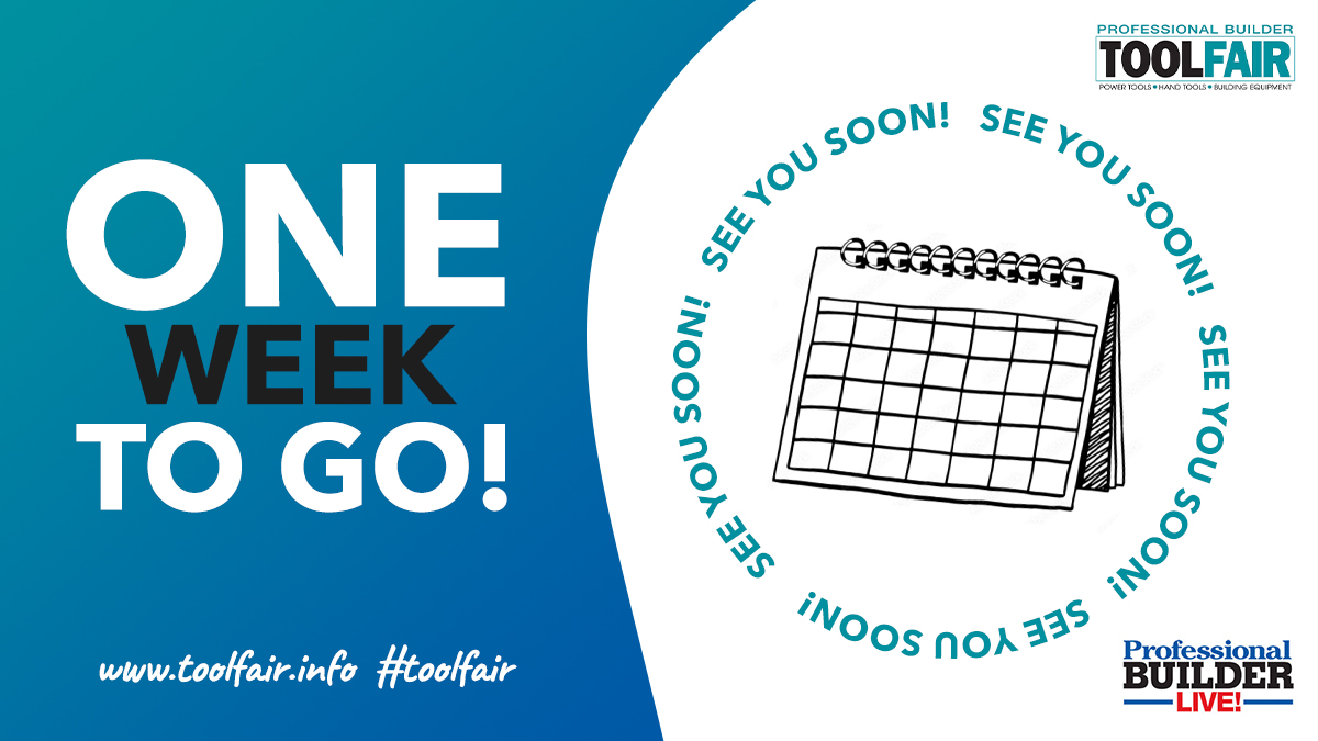 🛠️✨Just ONE WEEK to go until #Toolfair! 🎉 

Mark your calendars and join us for an unforgettable event! See you there!

Don't miss out and sign up here to get your FREE ticket to the show - rdr.link/toolfairbolton…