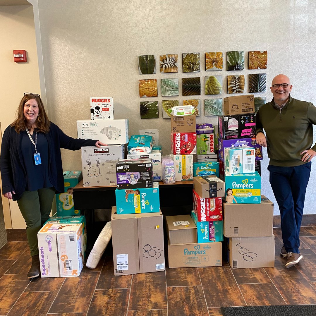 Thank you to the AF Group in New Berlin for hosting a Diaper Drive for the United Way's Diaper Bank! We are currently in need of diapers and other supplies. Drives like this help us provide an essential need to our community! unitedwaygmwc.org/Diaper-Bank.htm