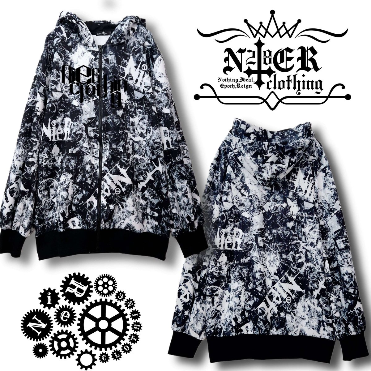 NieR_tokyo's tweet photo. 🎁本日〆切プレゼント企画🎁

当店オリジナルコーデセットを

🎁3名様にプレゼント🎁

ユニセックスアイテムです🐰

◼応募方法
フォロー(@NieR_tokyo) &amp; RT
◼締切〆  本日24時

※鍵垢の方も対象内です。

是非ご参加ください🙇‍♂️🙇‍♀️ https://t.co/121A87133Y